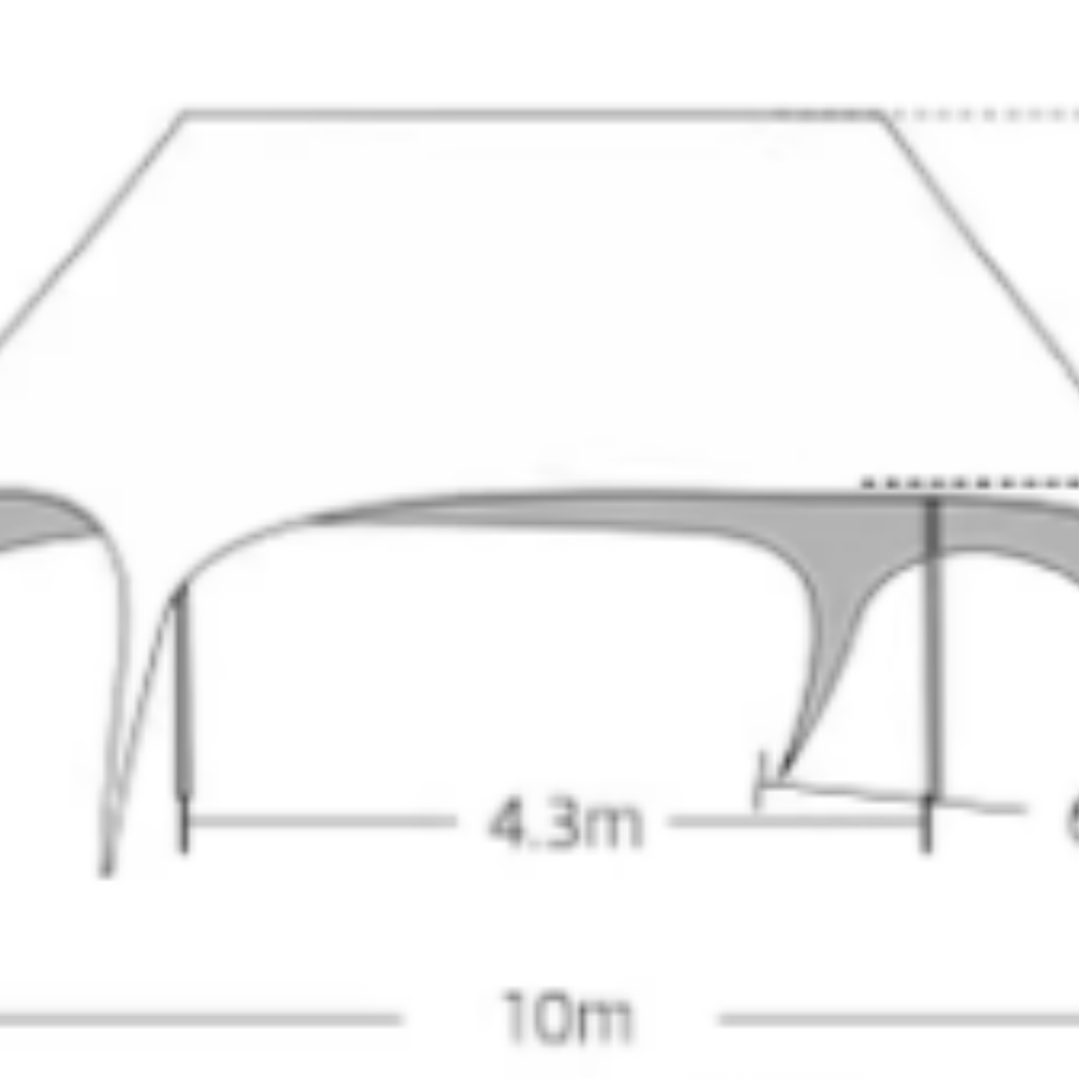 Carpa Toldo Estrella 10 x 6 metros – Resistencia, Estilo y Protección Premium 3