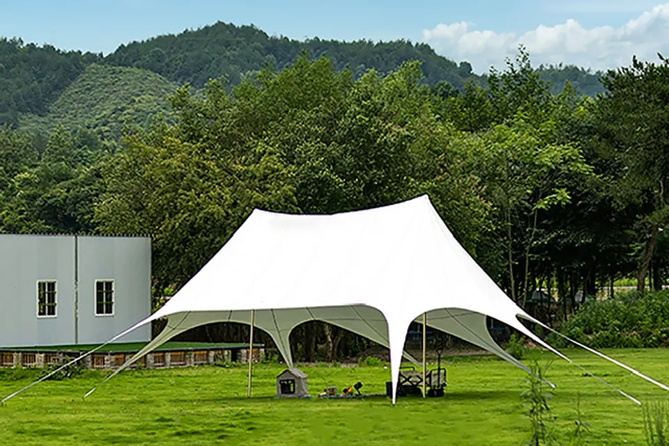Carpa Toldo Estrella 10 x 15 metros – Altura 4 Mts. 1