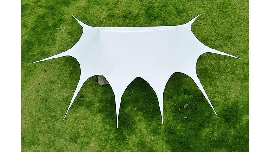 Carpa Toldo Estrella 10 x 15 metros – Altura 4 Mts. 2