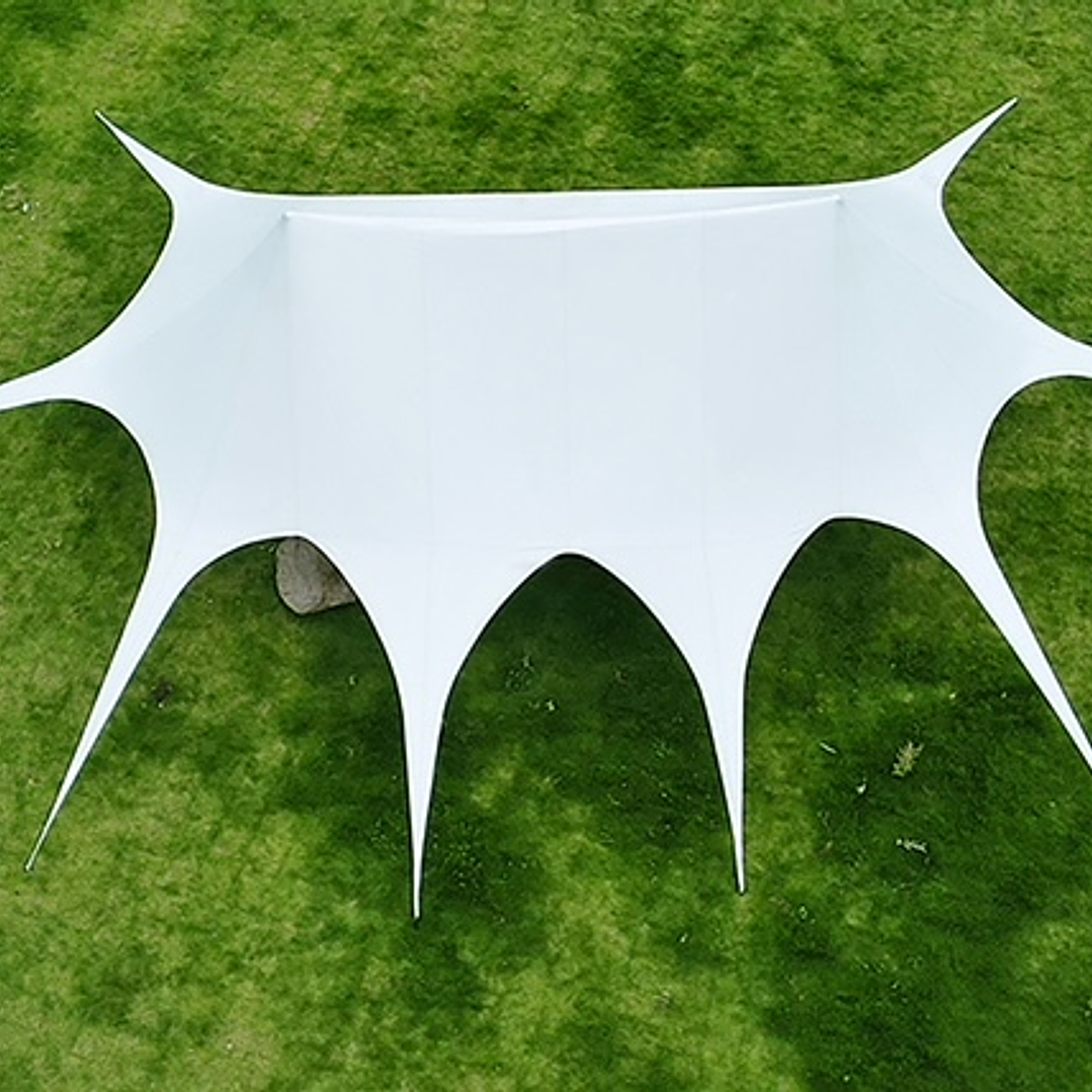 PREVENTAS - Carpa Toldo Estrella 10 x 15 metros – Altura 4 m | Gran Cobertura y Máxima Resistencia 2