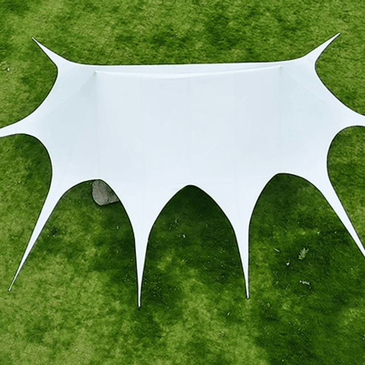 PREVENTAS - Carpa Toldo Estrella 10 x 15 metros – Altura 4 m | Gran Cobertura y Máxima Resistencia 2