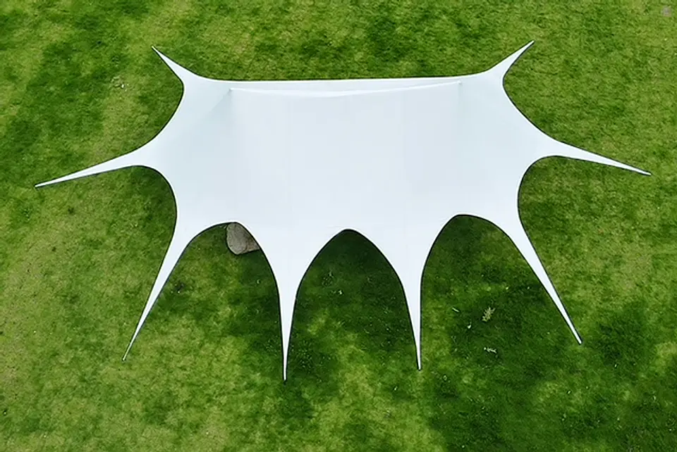 Carpa Toldo Estrella 10 x 15 metros – Altura 4 Mts. 2