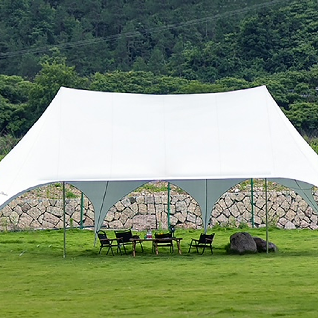 PREVENTAS - Carpa Toldo Estrella 10 x 15 metros – Altura 4 m | Gran Cobertura y Máxima Resistencia 4