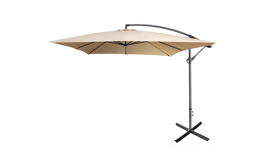 QUITASOL 3x3 MTS CON BRAZO Y BASE HOMEPARTS 2