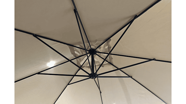 QUITASOL 3x3 MTS CON BRAZO Y BASE HOMEPARTS 5