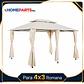 Repuesto de Techo para Toldo Pérgola 4x3 mts. Romana - Miniatura 3