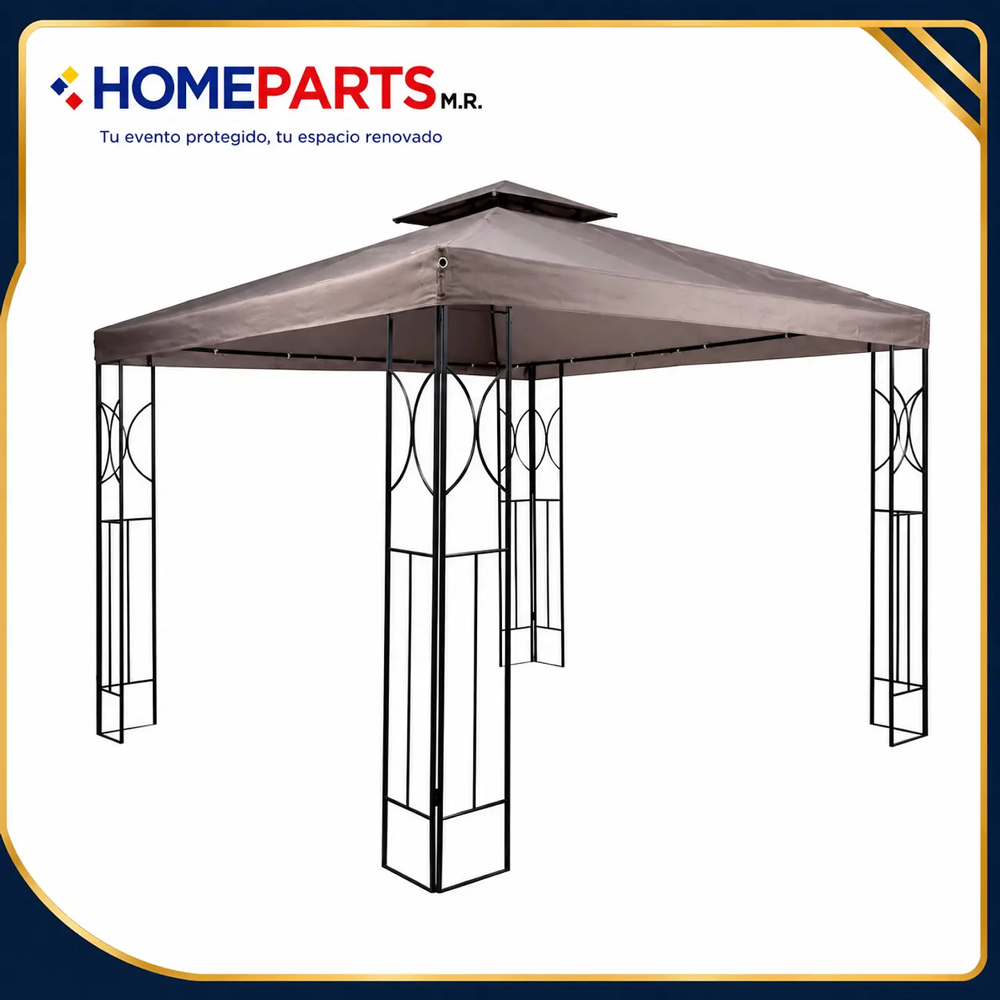 Repuesto de Techo para Toldo Pérgola 3x3 mt Impermeable 2