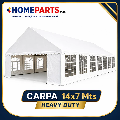 CARPA PARA EVENTOS IMPERMEABLE 14x7 MTS. HEAVY DUTY HOMEPARTS