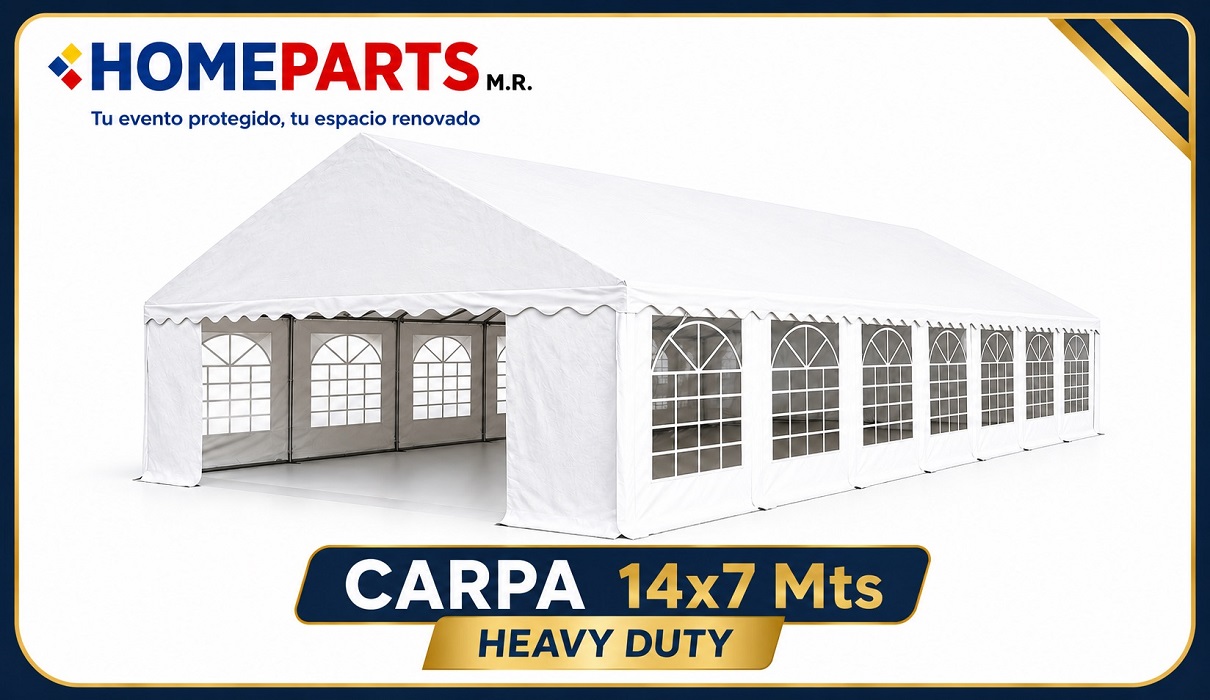 CARPA PARA EVENTOS IMPERMEABLE 14x7 MTS. HEAVY DUTY HOMEPARTS