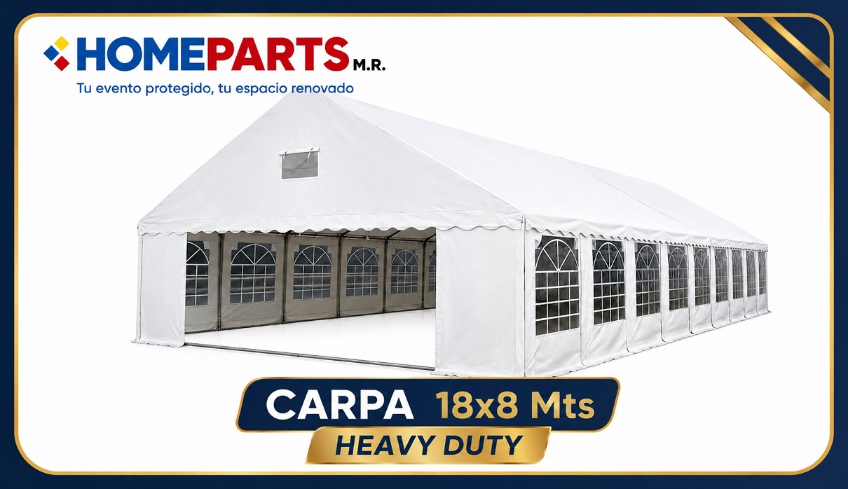 CARPA PVC 18x8 METROS HEAVY DUTY HOMEPARTS
