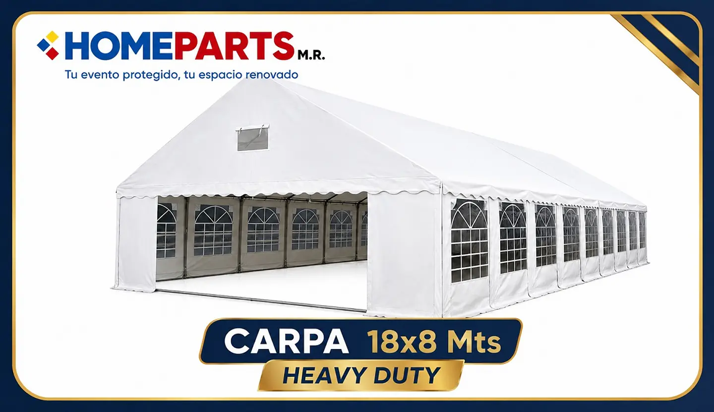 PREVENTA - CARPA PVC 18x8 METROS HEAVY DUTY HOMEPARTS 1