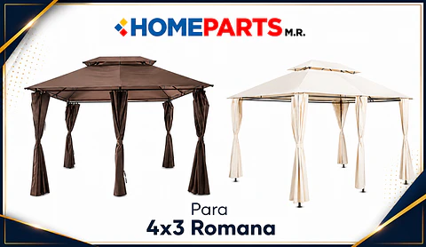 Repuesto de Techo para Toldo Pérgola 4x3 mts. Romana