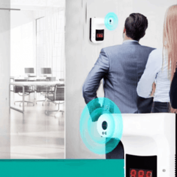 Termómetro de pared digital infrarrojo K3 sin contacto Certificación FDA CE 5