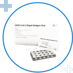 Test Antigeno Covid-19 Nasofaringeo Roche Recomendado por el ISP Cajas de 25 Unidades