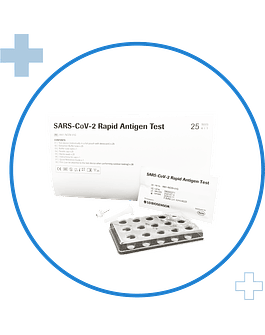 Test Antigeno Covid-19 Nasal Roche Recomendado por el ISP Cajas de 25 Unidades
