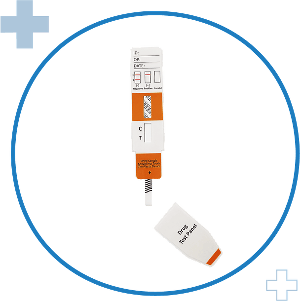 TEST CARD ORINA THC 1 DROGA 2