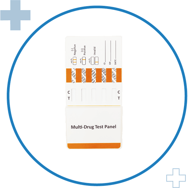 Test Panel en Orina 5 Drogas COC-THC-AMP-BZO-OPI 1
