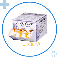 Lancetas Accu-Chek Safe T Pro One 200 unidades
