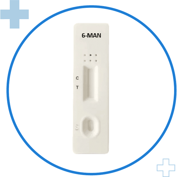 Test Casete Orina 6-Monoacetilmorfina (10ng/ml) cut off