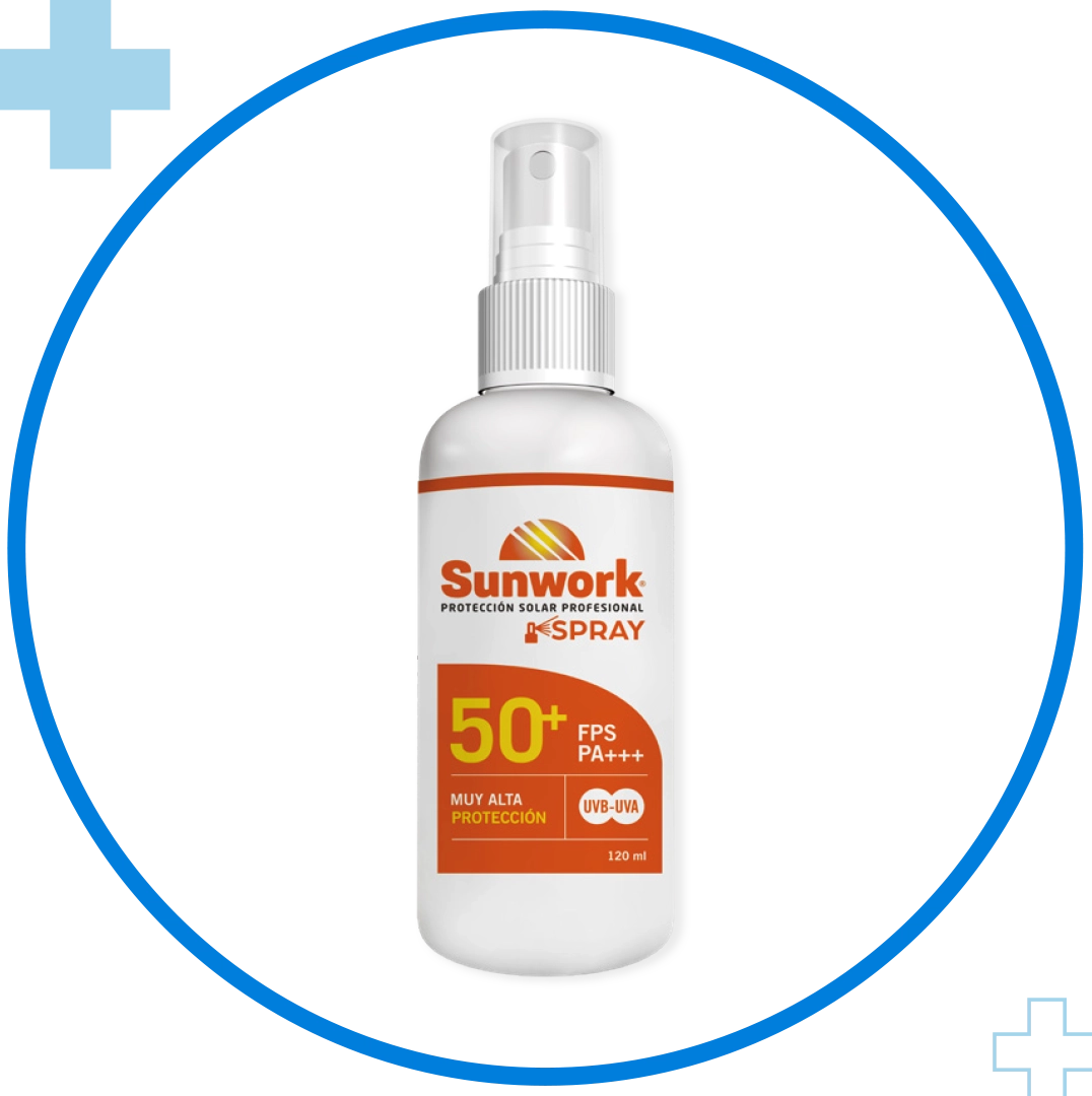 Protector Solar Sunwork Spray FPS 50+ 120gr