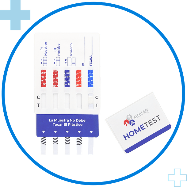Test de 5 Drogas en Orina - Certificación ISP/FDA