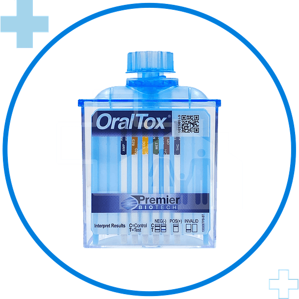 Test de Drogas en Saliva OralTox 6 Drogas (AMP/BZO/COC/MET/OPI/THC) 2