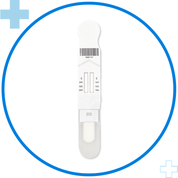 Test de Drogas en Saliva Lápiz con Código de barra: 6 Drogas  1