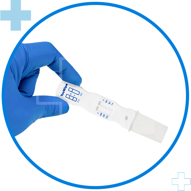 Test de Drogas Tox Wipe 6 en Saliva 3