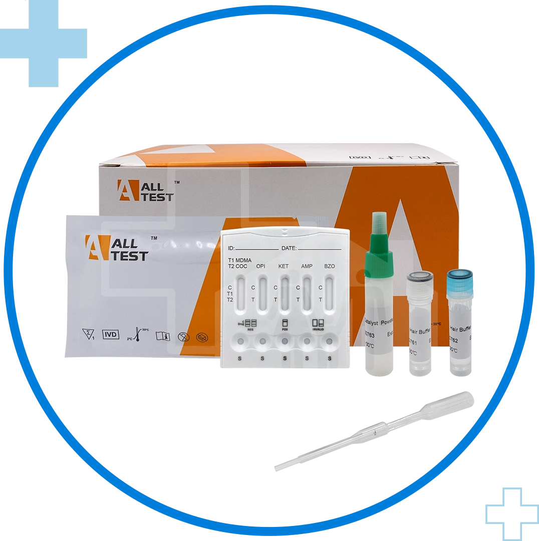 Test de Droga en Pelo Casete
