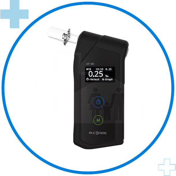 Alcotest AF-50 Alcofind Medidor de Alcohol Profesional  1