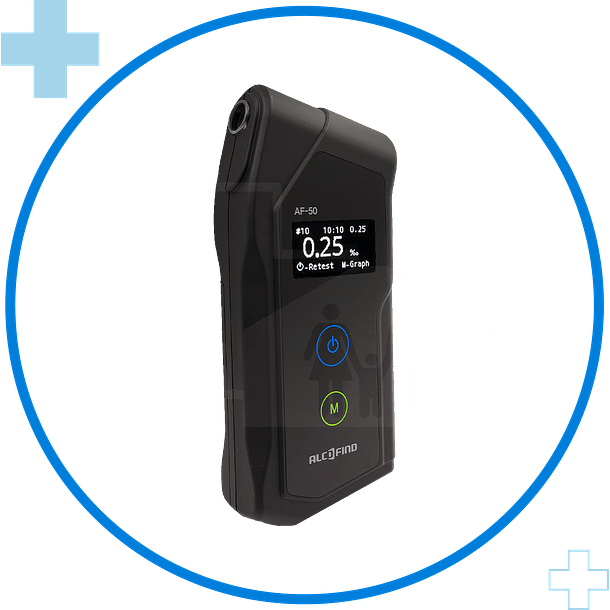 Alcotest AF-50 Alcofind Medidor de Alcohol Profesional  2
