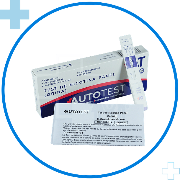Autotest de Nicotina en Panel – Orina 3