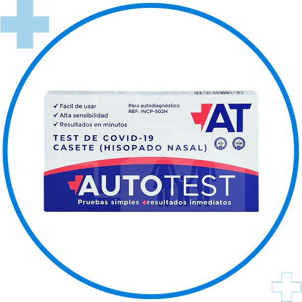 Autotest de Covid-19 casete – Hisopado Nasal 1