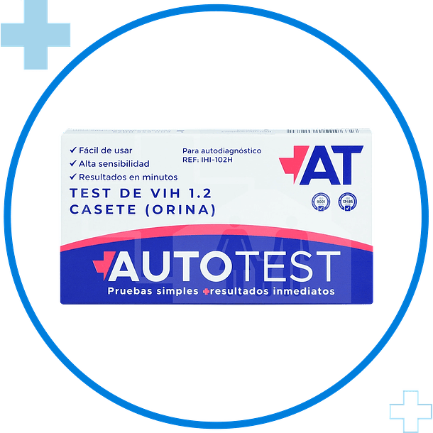 Autotest de VIH 1.2 Formato Casete – Orina 1