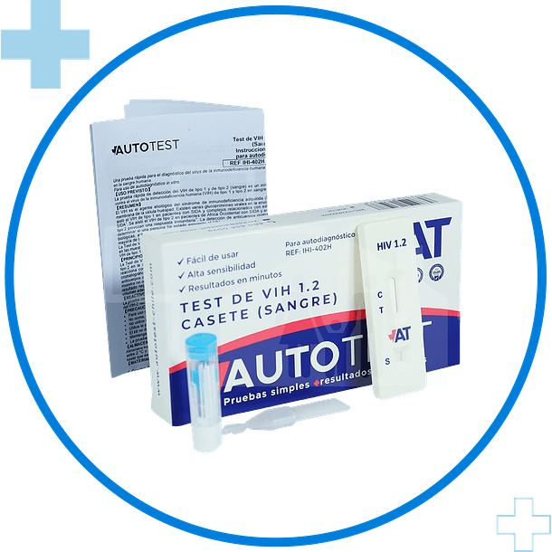 Autotest de VIH 1.2 Formato Casete – Sangre 3