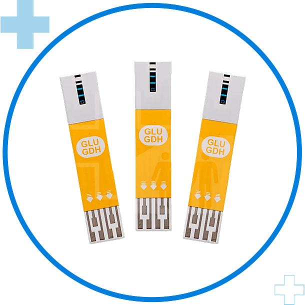 Tiras Reactivas de Glucosa 50 und - Allshaq Plus II 1