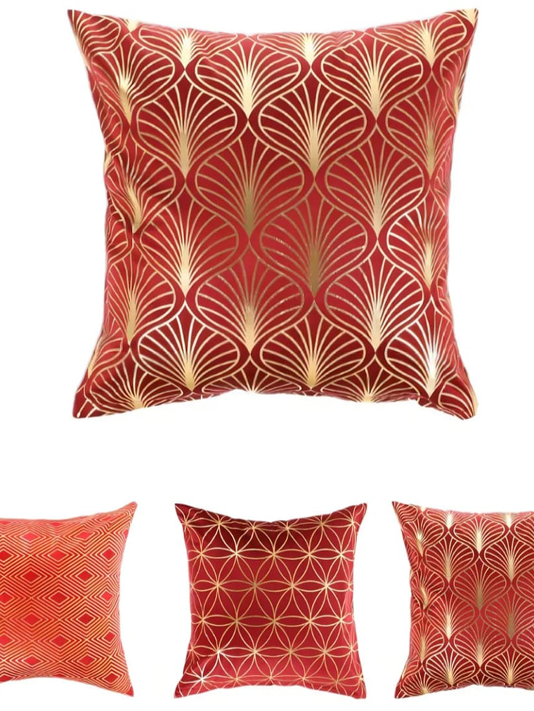 Pack De 3 Fundas De Cojin De Navidad, 45x45cm 1