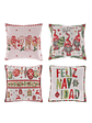 Set de 2 fundas de cojin de Navidad 45x45cm - Miniatura 1