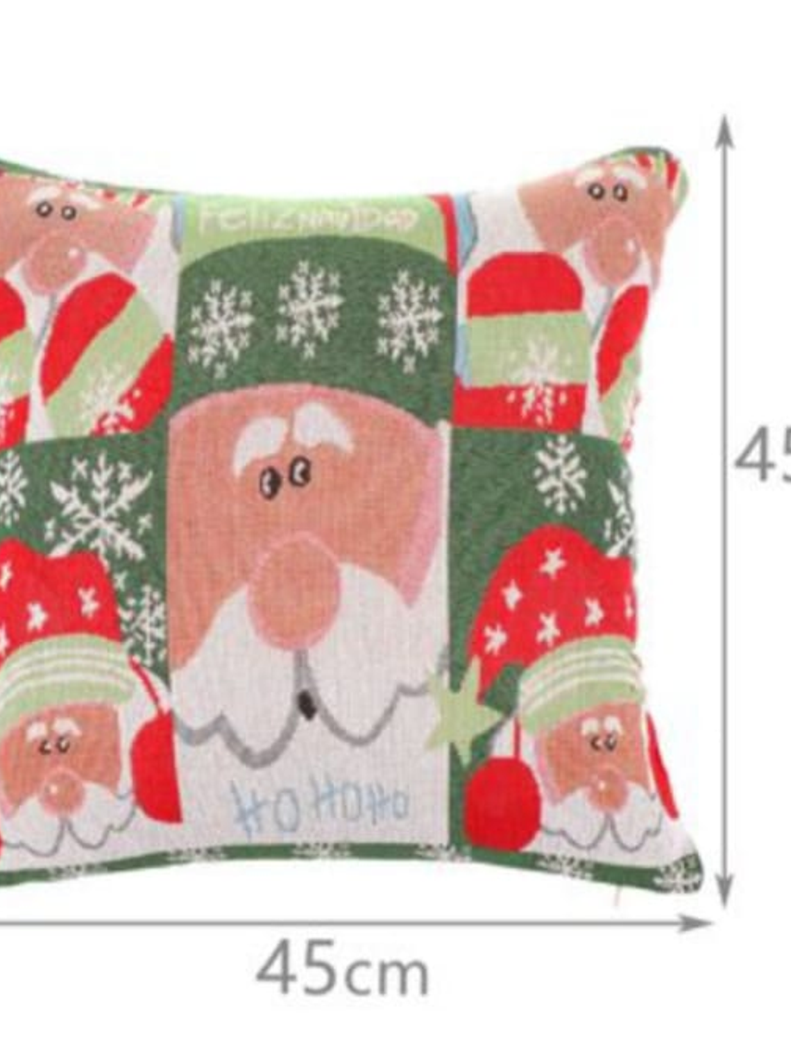 Set de 2 Fundas para cojin, Navideñas, 45x45cm 4