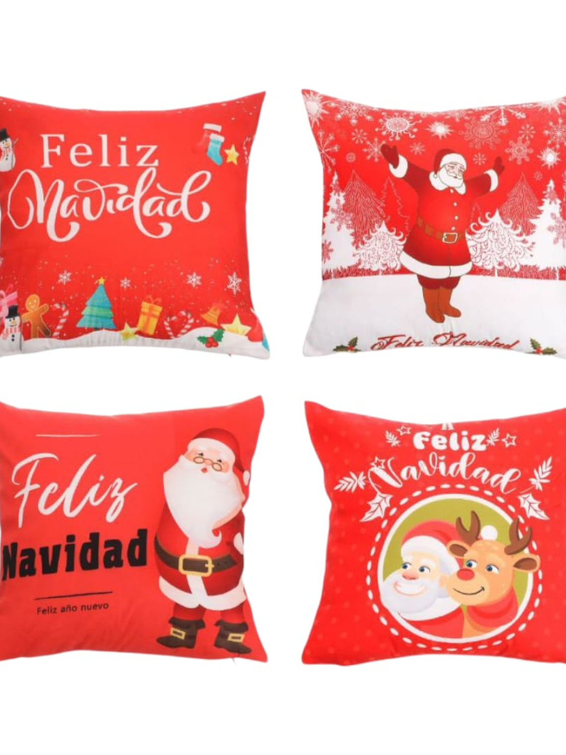 Set de 2 Fundas de Cojin, Navideñas. 3