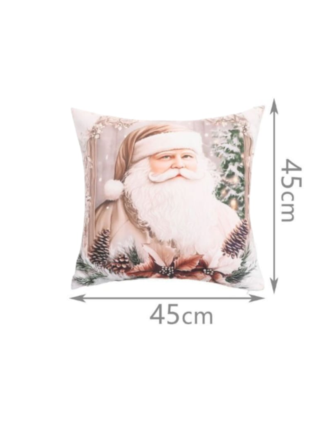 Set de 2 Fundas de Cojin, Navideñas 45x45Cm 3