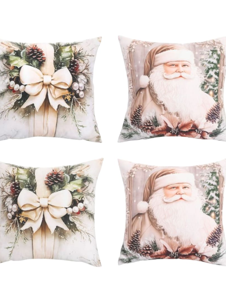 Set de 2 Fundas de Cojin, Navideñas 45x45Cm 4