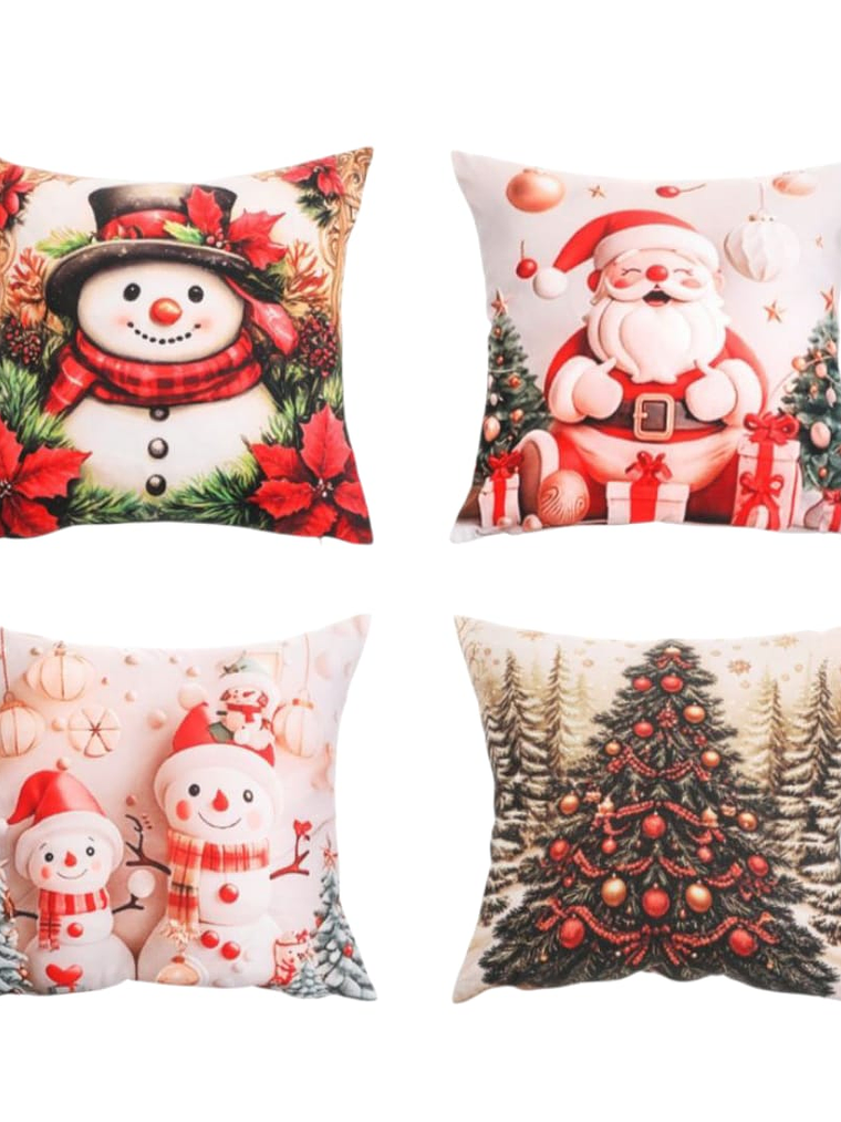 Pack de 2 Fundas de Cojin Navideñas. 3