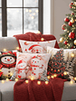 Pack de 2 Fundas de Cojin Navideñas. - Miniatura 1