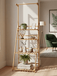 Estanteria En Bambú De 4 Niveles Premium Excelente Acabado 169x49x41cm - Miniatura 3