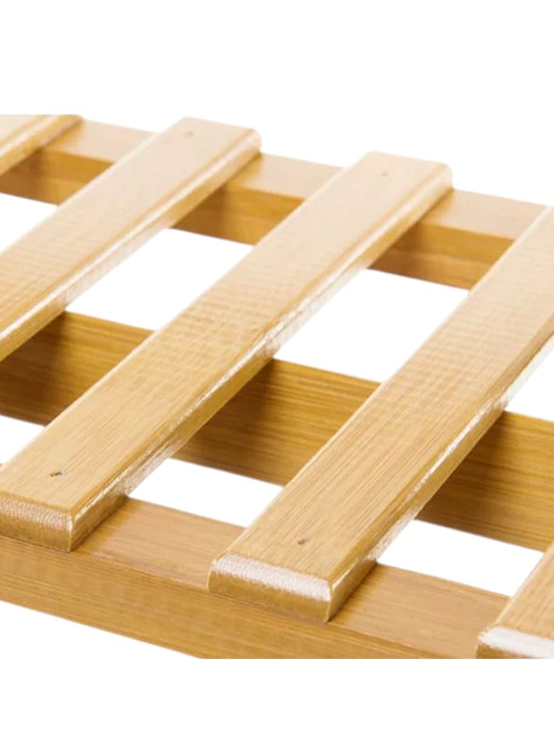 Estanteria En Bambú De 2 Niveles Premium Excelente Acabado 54x49x26.5cm 4