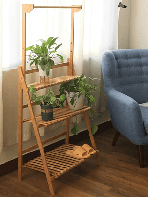 Estanteria De Bambú Premium Excelente Acabado 143x49x39cm