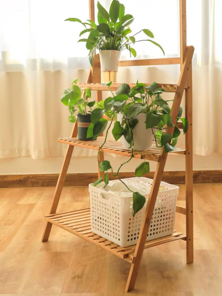 Estanteria De Bambú Premium Excelente Acabado 143x49x39cm 5