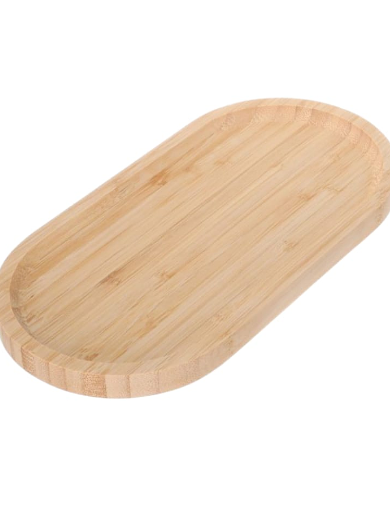 Tabla de Bambú Para Picoteo, Ovalada. 1