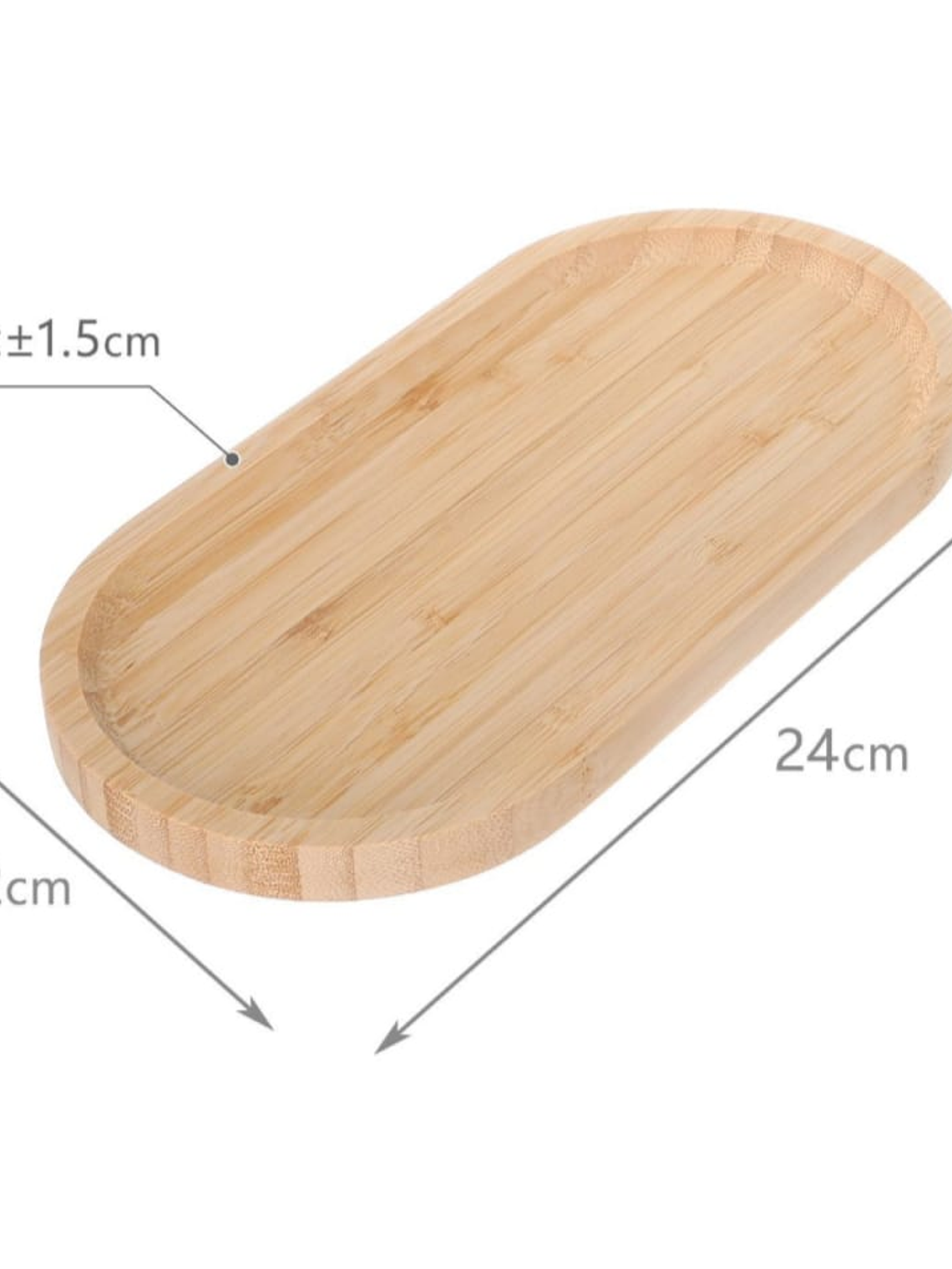 Tabla de Bambú Para Picoteo, Ovalada. 2